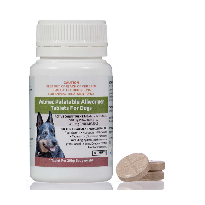 Vetmec Allwormer | Worm Tablets For 