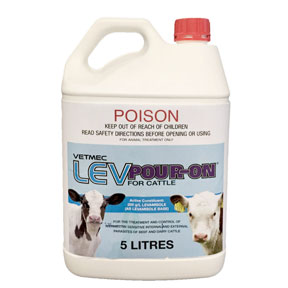 Vetmec LEV Pour-on for cattle 5L
